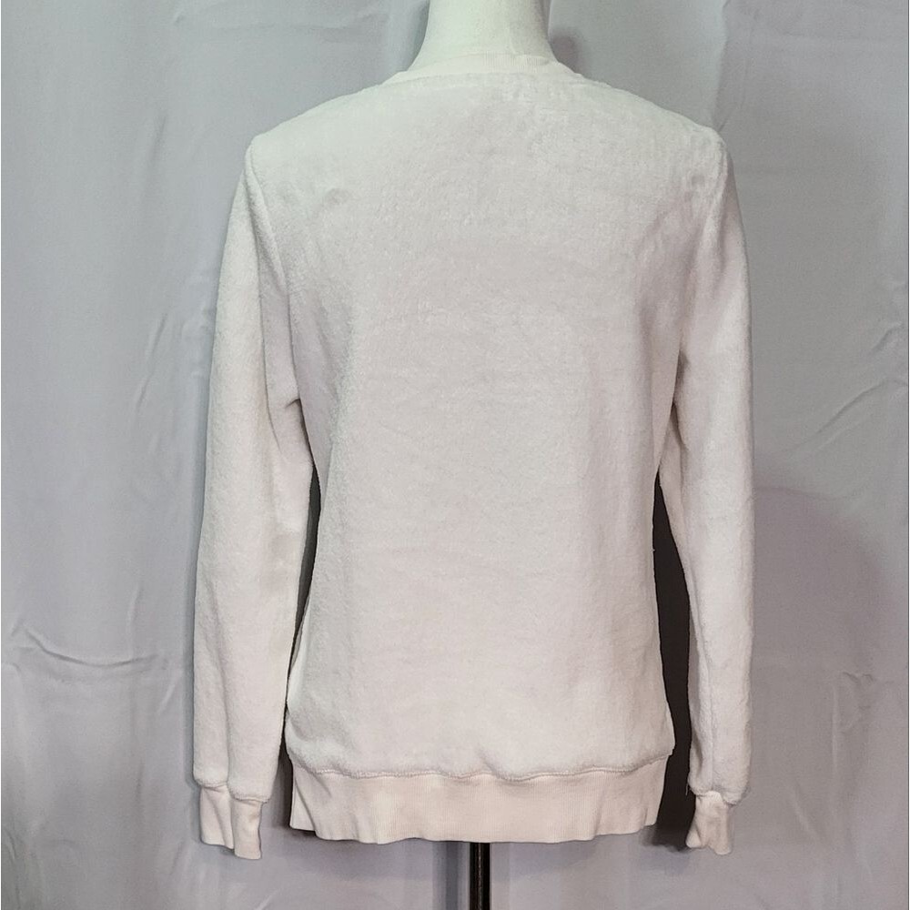 Wondershop Women's Plain White Sleepwear Pullover Sweater Size Small 🐈 - Picture 9 of 12